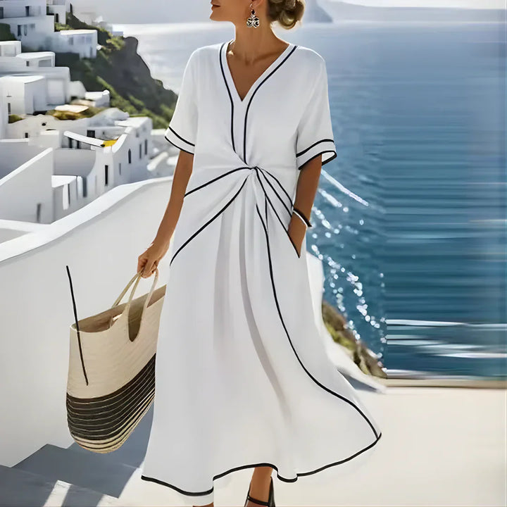 Athena | Elegant Flattering Santorini Dress