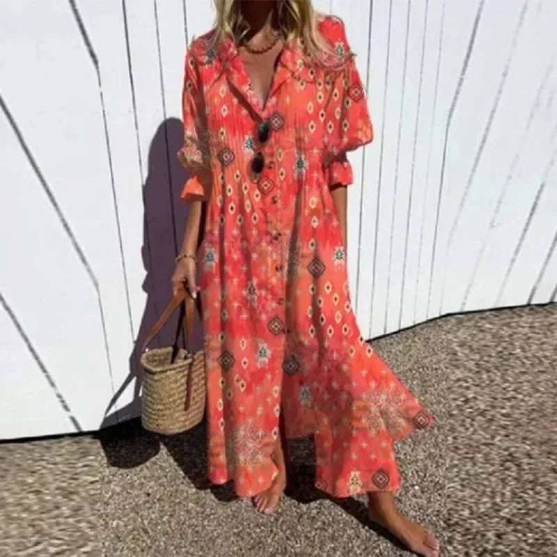 Clarissa | Beachcomber Boho Maxi Dress